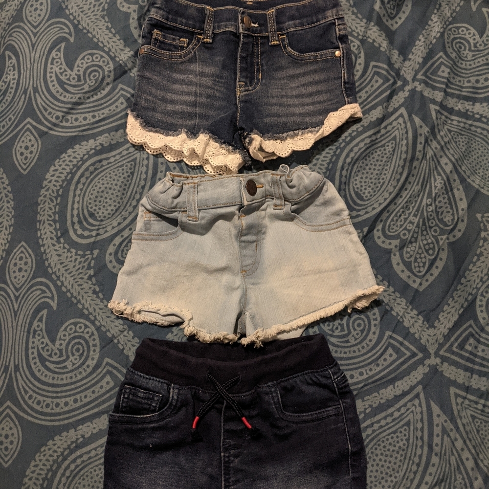 Toddler jean shorts